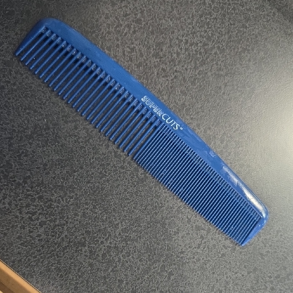 Blue Hair Comb